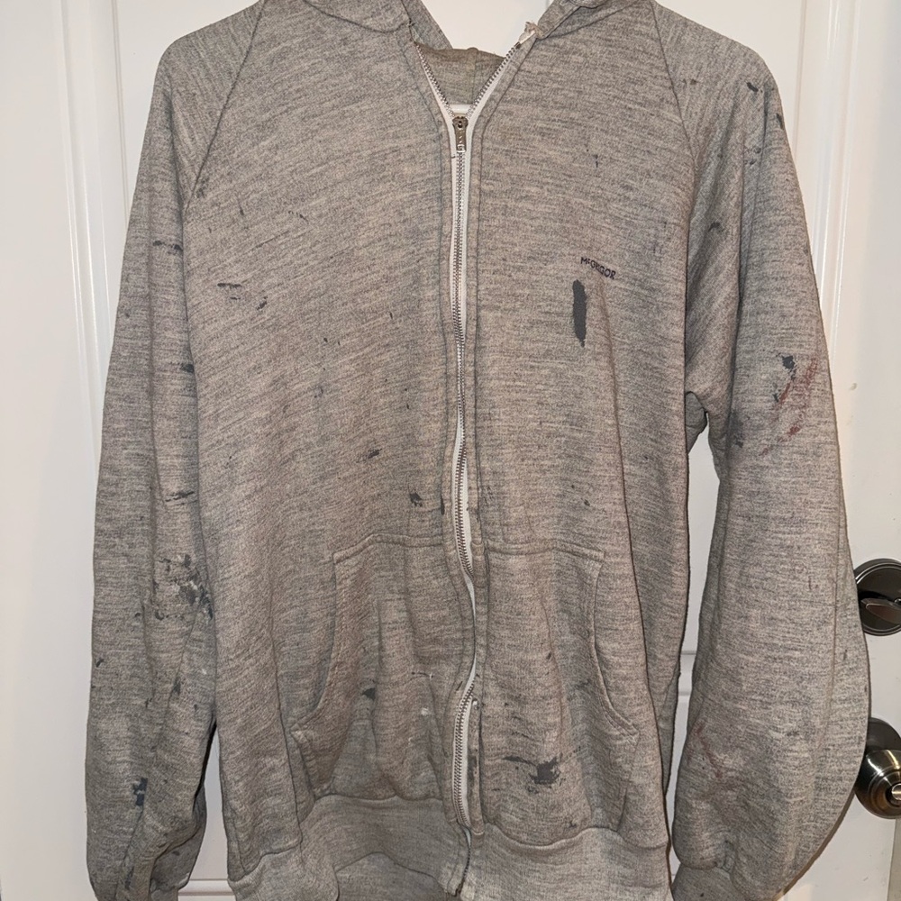 Vintage McGregor Gray Zip-Up Men's Sweater
